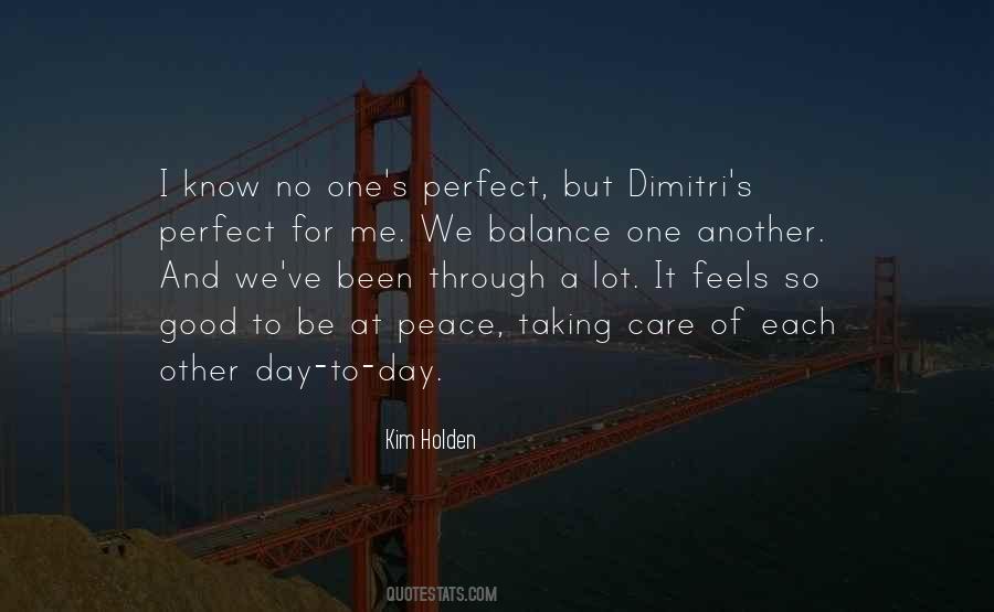 Quotes About No One's Perfect #765115