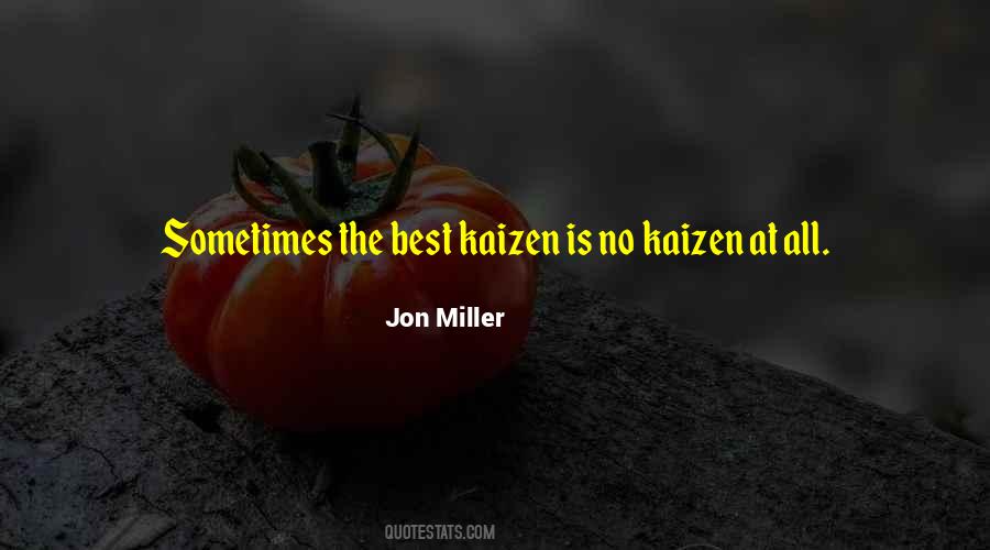 Quotes About Kaizen #160443