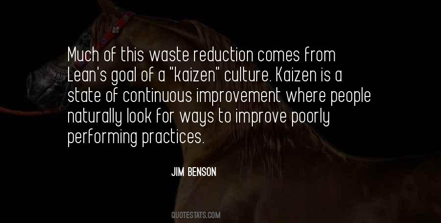 Quotes About Kaizen #546958