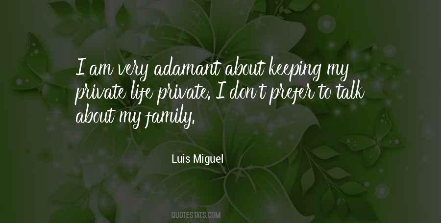 Quotes About My Family Life #142756