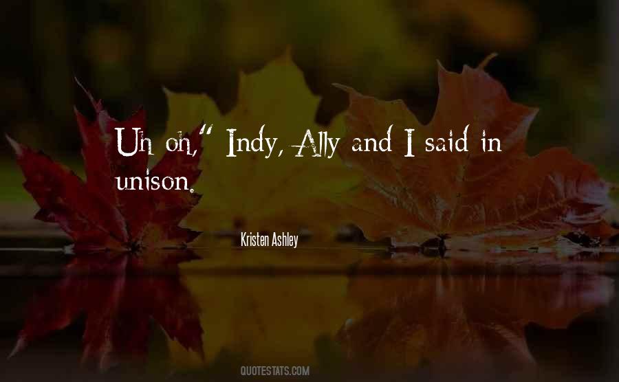Quotes About Ally #1366094