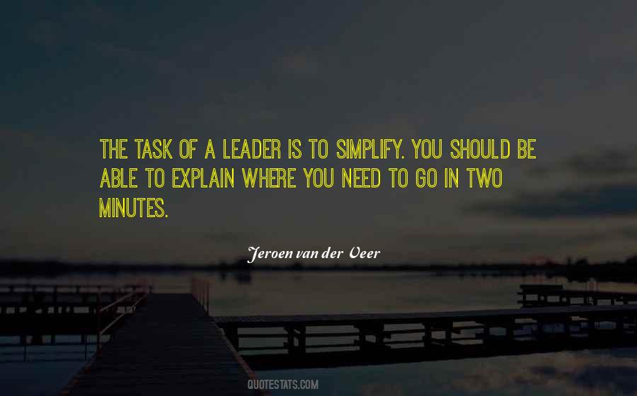 Leader Is Quotes #1110546