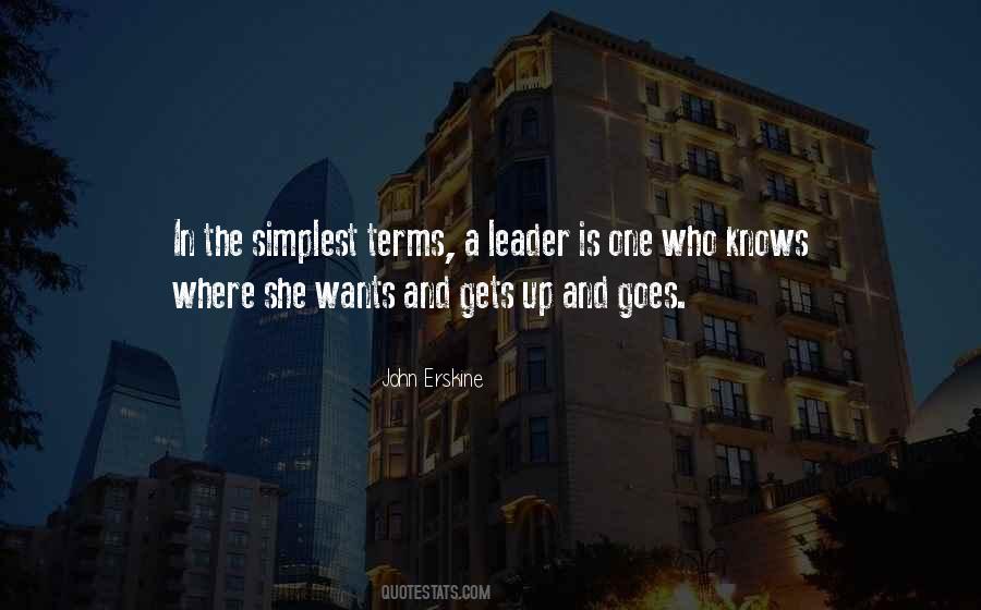 Leader Is Quotes #1152581