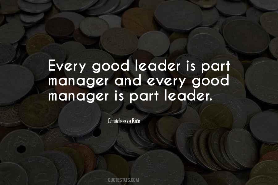 Leader Is Quotes #1256809