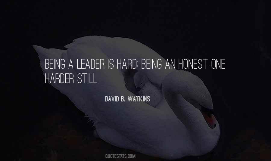 Leader Is Quotes #1306935