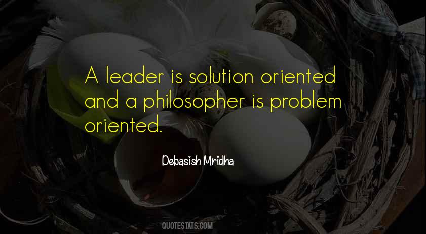 Leader Is Quotes #1320074