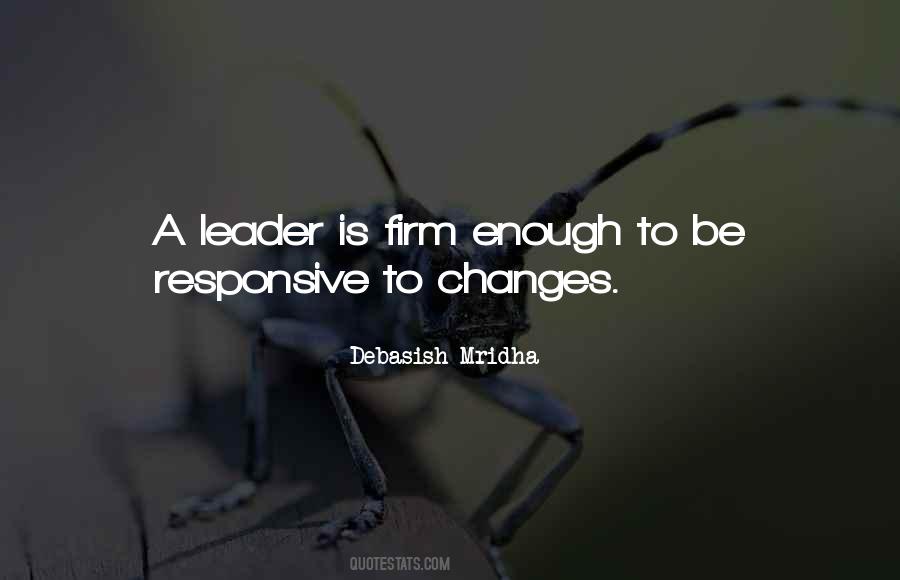 Leader Is Quotes #1324433