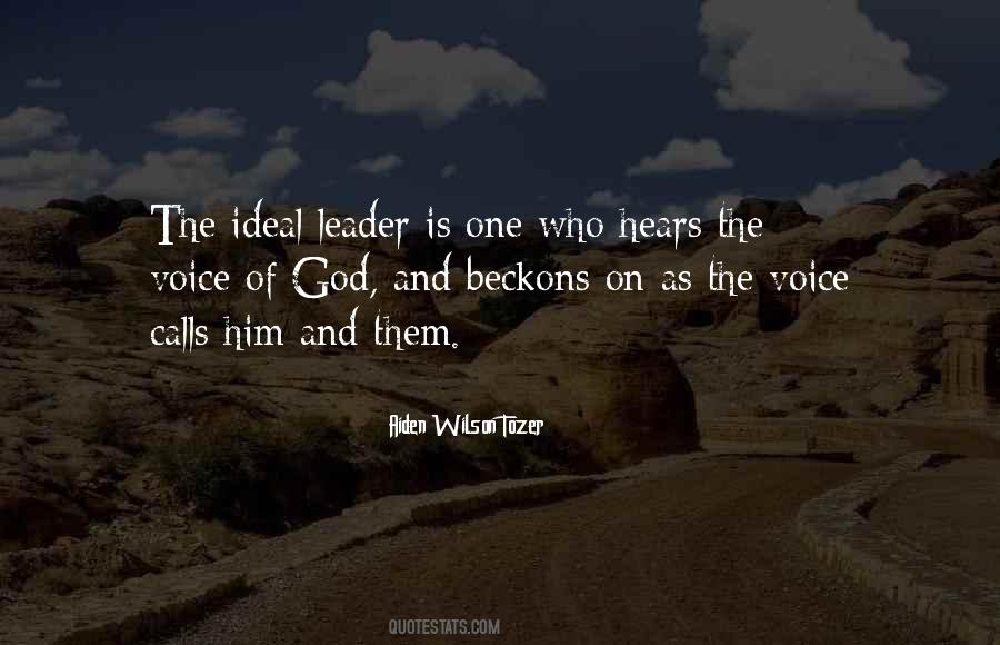 Leader Is Quotes #1374195