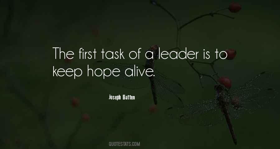 Leader Is Quotes #1383195