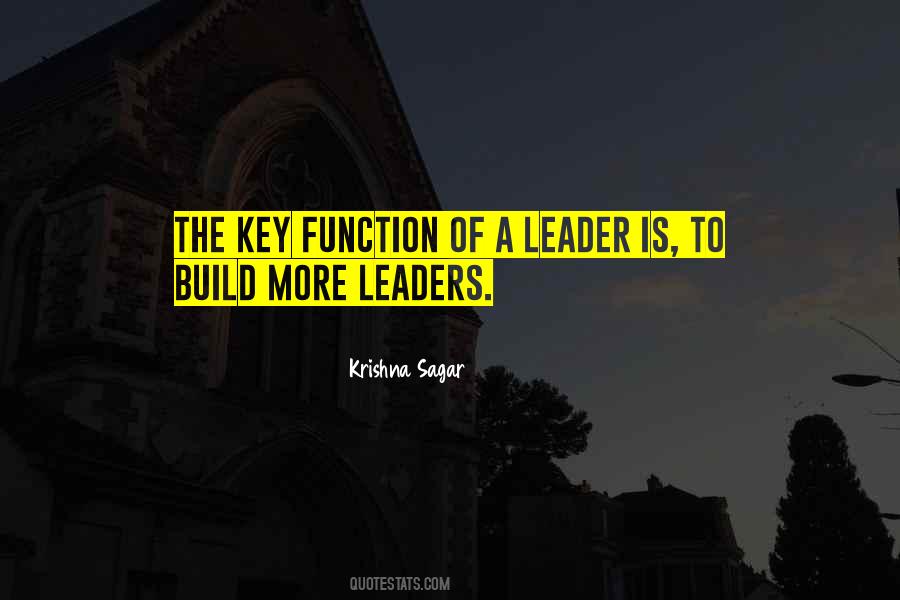 Leader Is Quotes #1750638