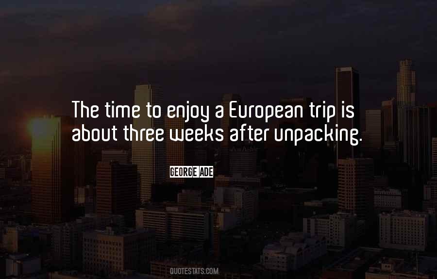 Quotes About European Travel #439878