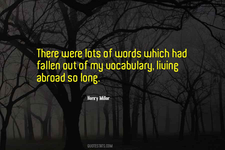 Vocabulary Words Quotes #277019