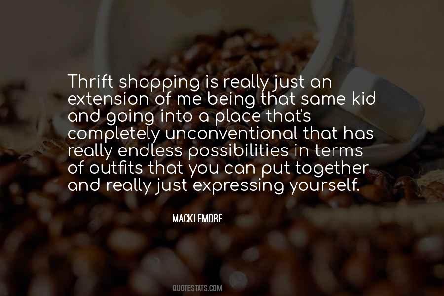 Quotes About Thrift Shopping #1139431
