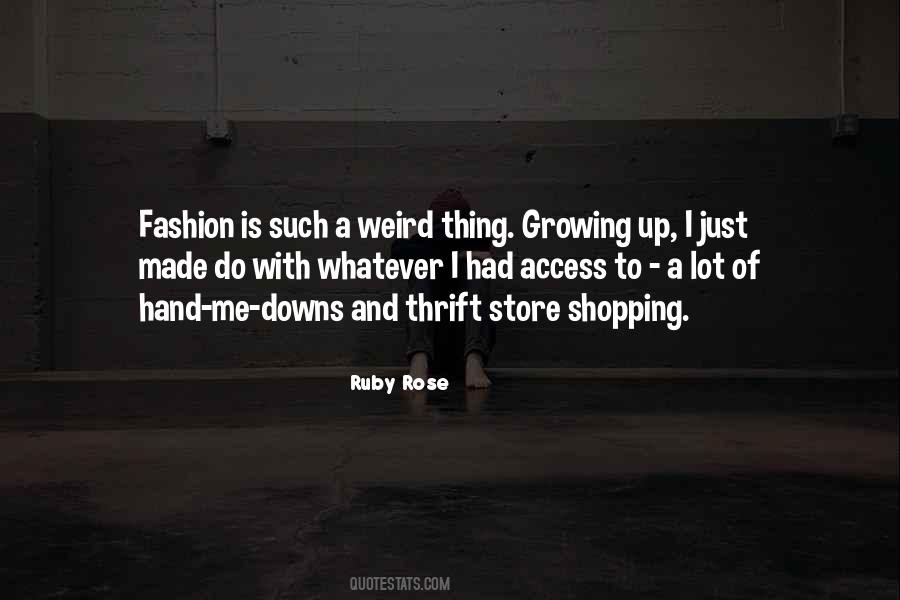 Quotes About Thrift Shopping #1451929