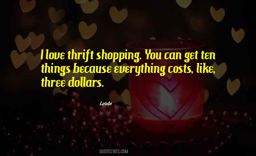 Quotes About Thrift Shopping #883080