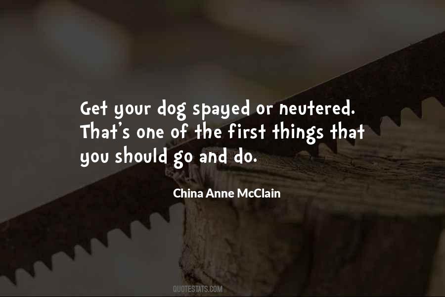 Spayed Or Neutered Quotes #596157