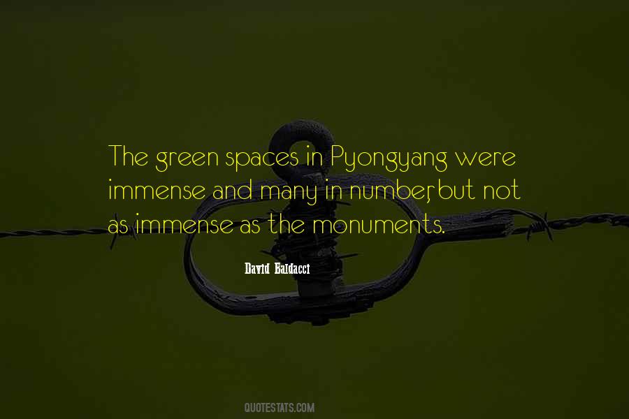 Quotes About Green Spaces #375313