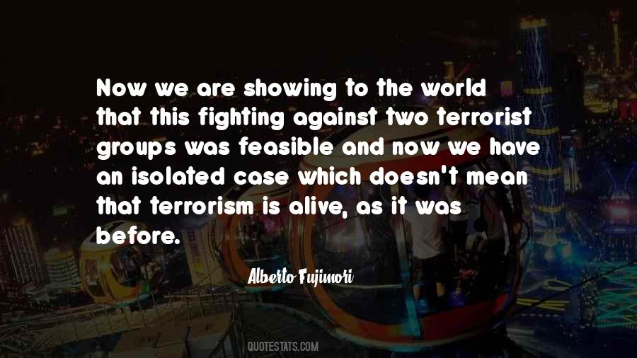 Quotes About Terrorism #1141388