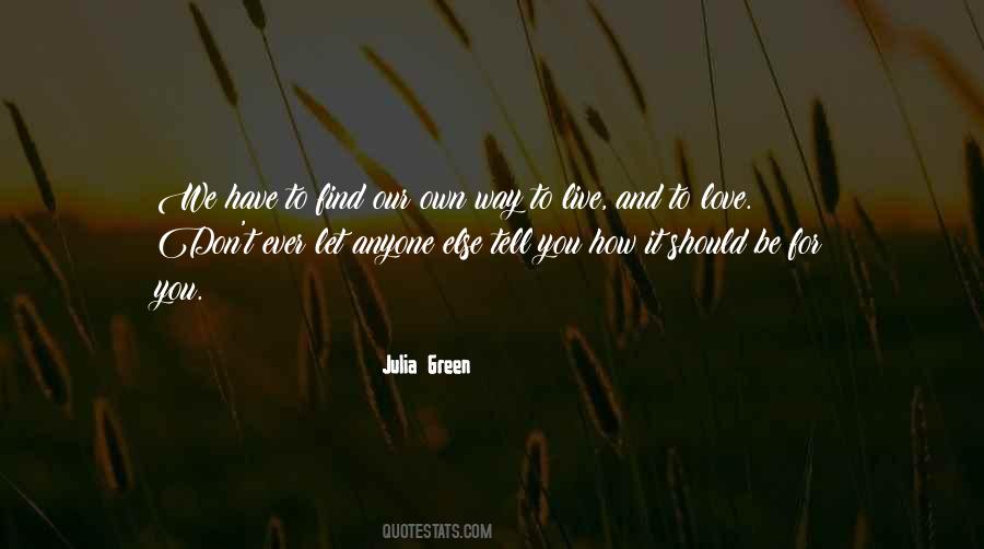 Quotes About Way To Live #1211009