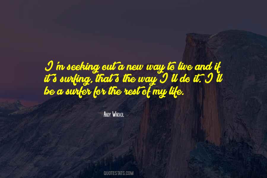 Quotes About Way To Live #1596412