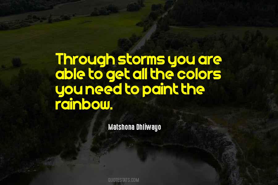 Quotes About The Rainbow #1178457