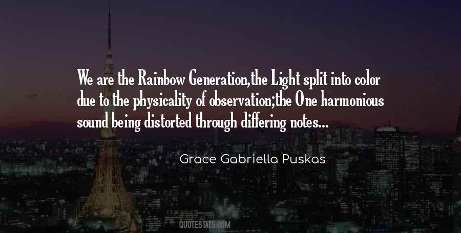 Quotes About The Rainbow #1346652