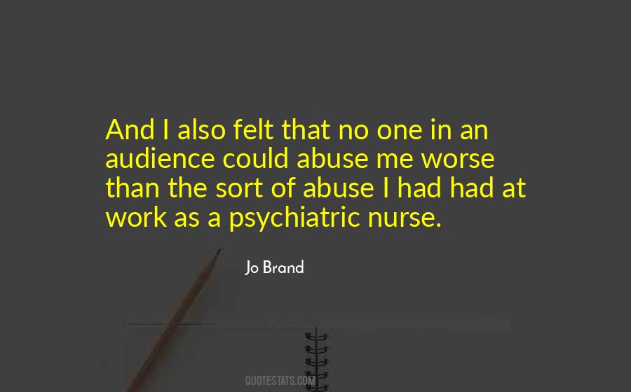 Psychiatric Nurse Quotes #176000