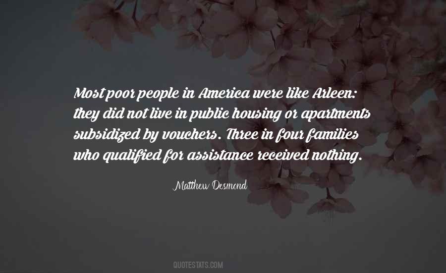 Quotes About Poverty In America #1784590