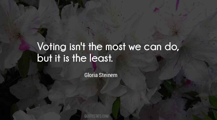 Least We Can Do Quotes #963872