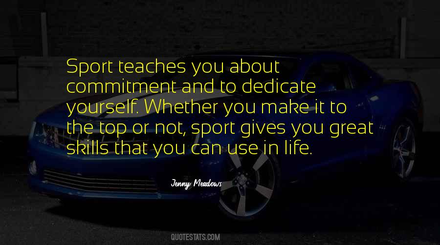 Quotes About Commitment In Sports #1086646