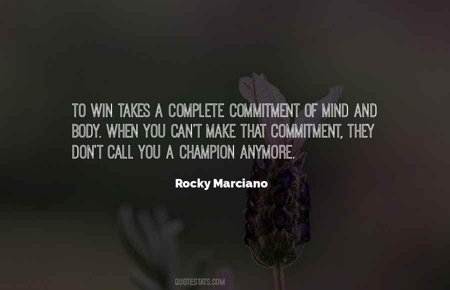 Quotes About Commitment In Sports #604159