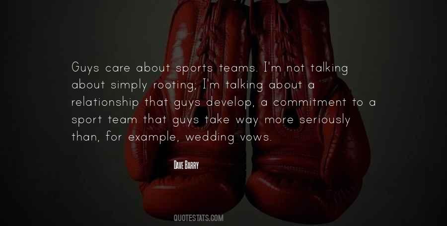 Quotes About Commitment In Sports #675969