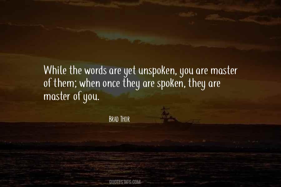 Words Master Quotes #1677928