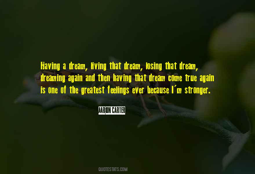 Quotes About Living The Dream #405040