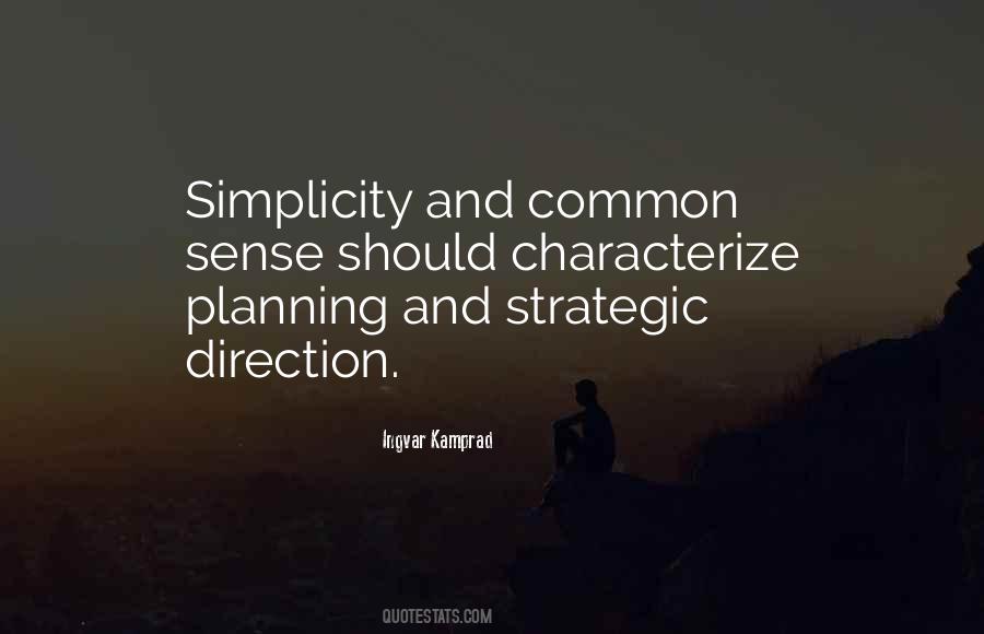 Quotes About Strategic Direction #1493788