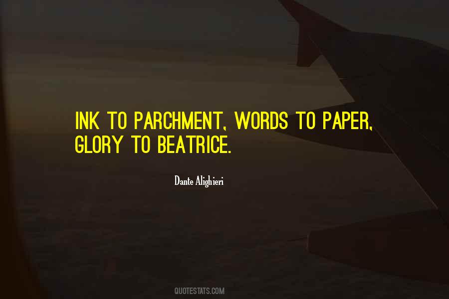 Quotes About Parchment #294558