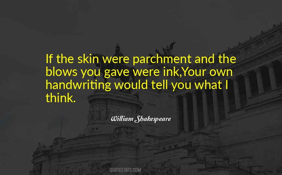 Quotes About Parchment #555952