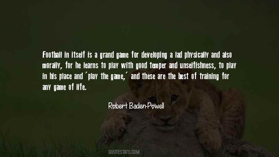 Quotes About The Game Of Football #451293