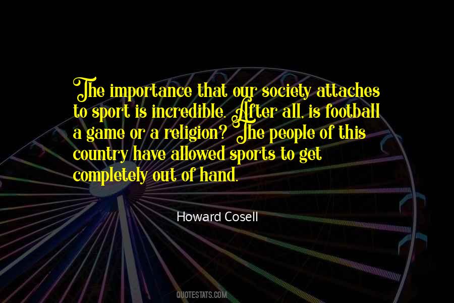 Quotes About The Game Of Football #835092