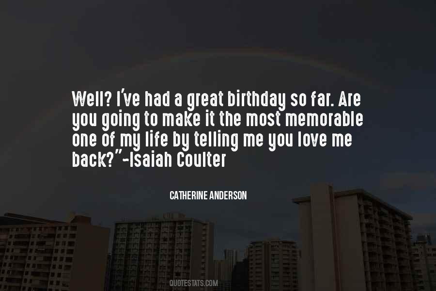 Quotes About Birthday My Love #1640273