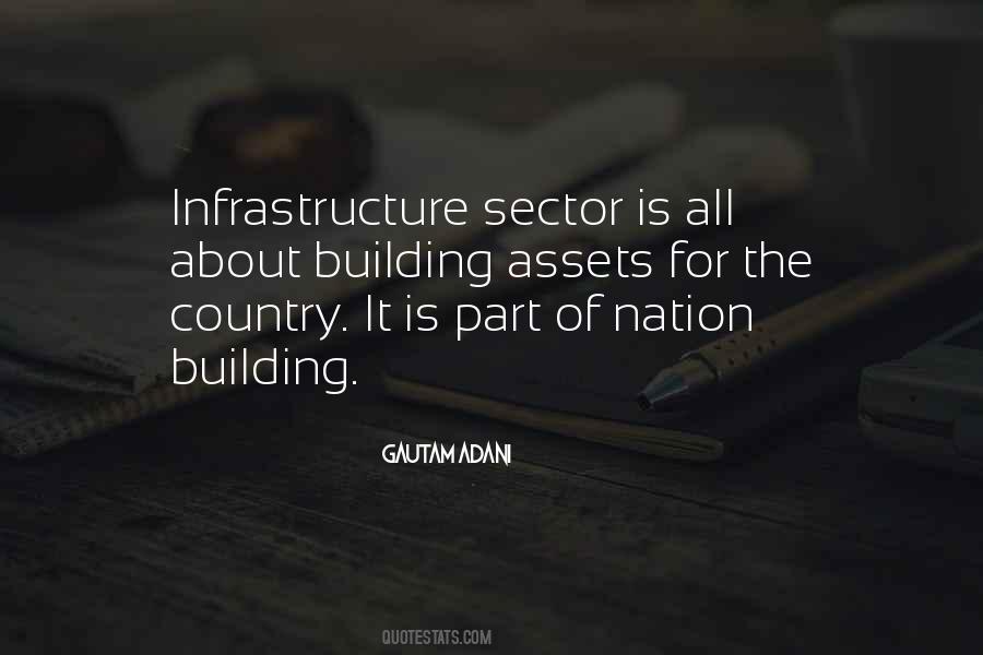 Quotes About Building Infrastructure #1563948