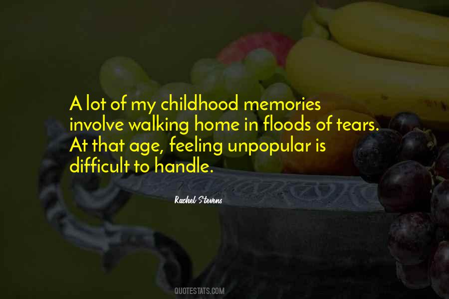 Quotes About Childhood Memories #1279511