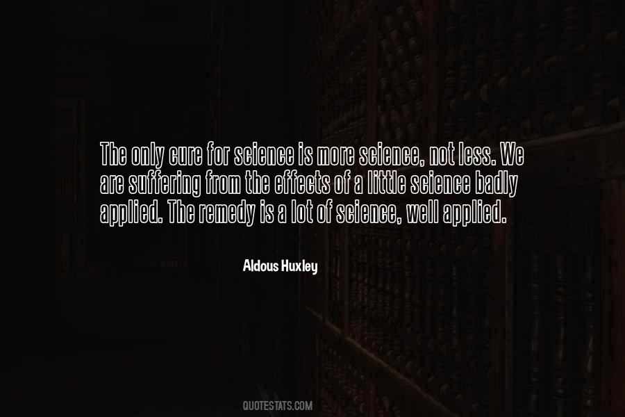 Effects Of Science Quotes #1328201