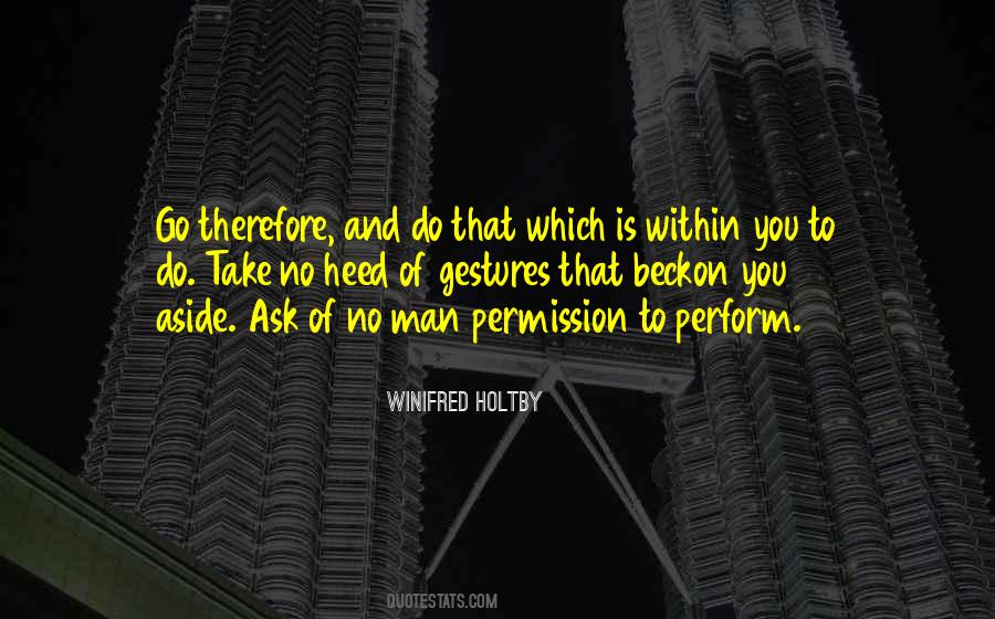 Take Without Permission Quotes #101938