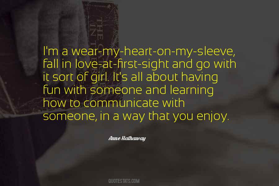 Quotes About About Love At First Sight #1033136