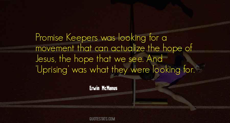 Quotes About Keepers #396568