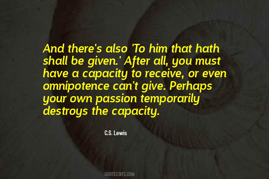 Quotes About Omnipotence #1659314