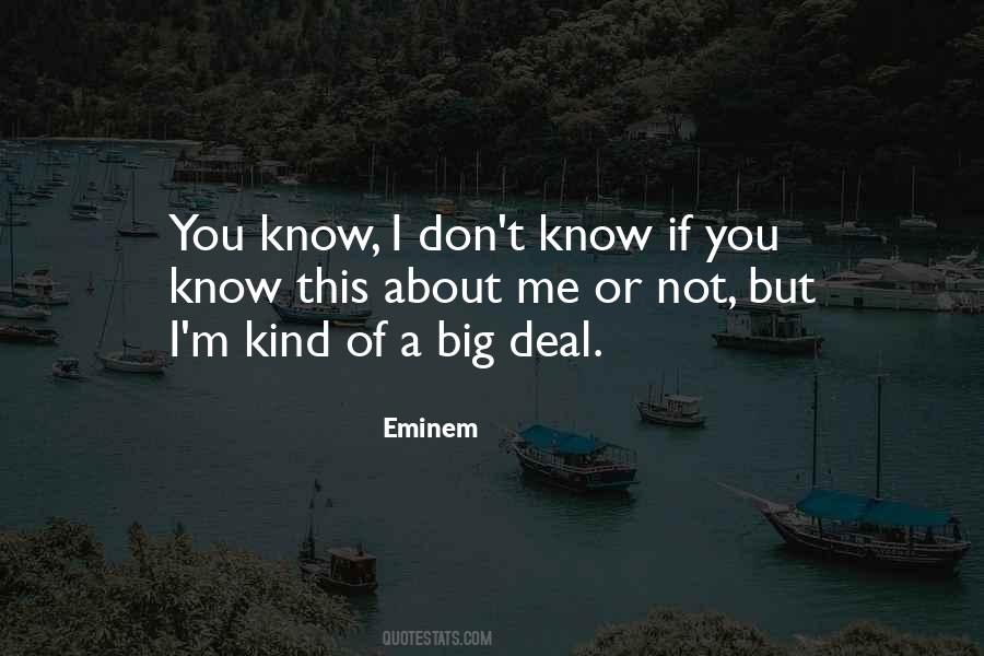 Quotes About Not A Big Deal #565570