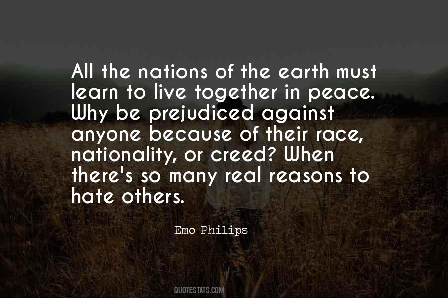 Peace Live In Quotes #22929