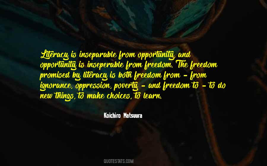 Freedom From Oppression Quotes #1303669